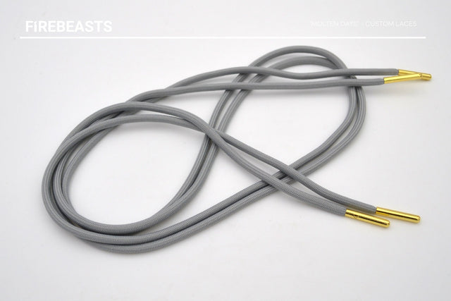 "MOLTEN DAYS" - Gold Tip Rope Laces - FIREBEASTS
